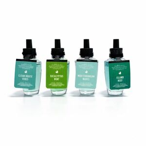 Bath & Body Works Wallflowers Clean Fresh Bundle Eucalyptus Mint Island Reef